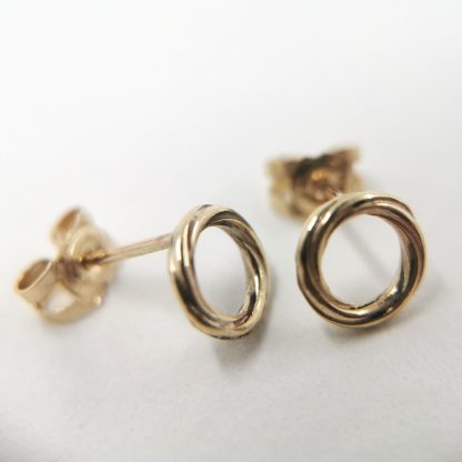 9kt gold earrings