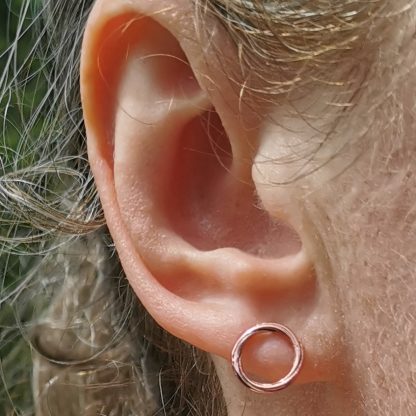 9kt rose gold earrings
