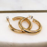 Twist Continuum Silver Hook Earrings Medium - colour options available