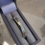 Gents Wedding Band in 9ct White Gold - Twist Continuum Ring