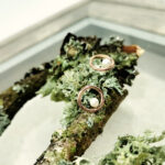 9ct Rose Gold Twist Continuum Circle Earrings with Pearls